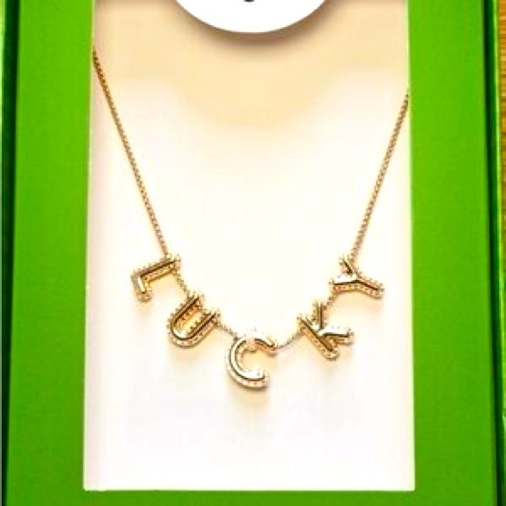 Kate Spade Viral Gold Bubble Lucky Necklace - NIB NWT